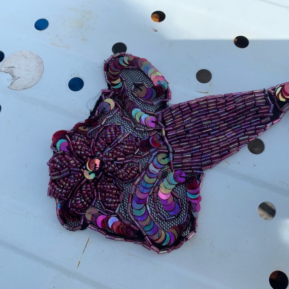 Vintage sequin and beaded evening Shawl . This holiday season all about … - Picture 5 of 5